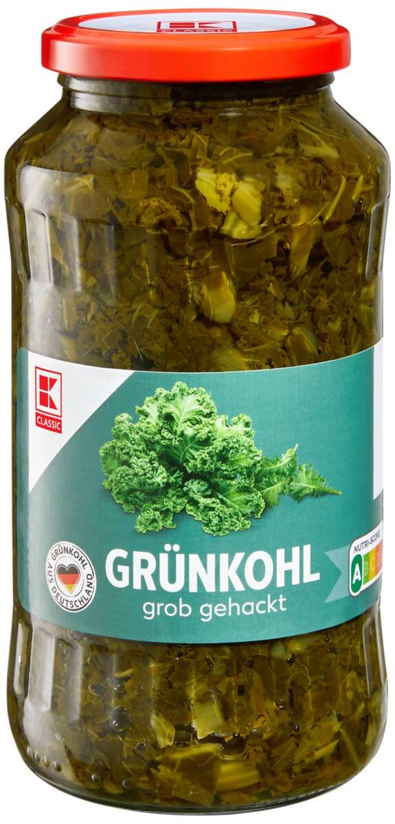 Bild 1 von K-CLASSIC Grünkohl, 660-g-Glas