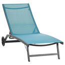 Bild 1 von Outsunny Sonnenliege blau Aluminium B/H/L: ca. 165x102x66 cm