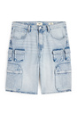Bild 1 von C&A Cargo-Jeans-Shorts, Blau, Größe: W28