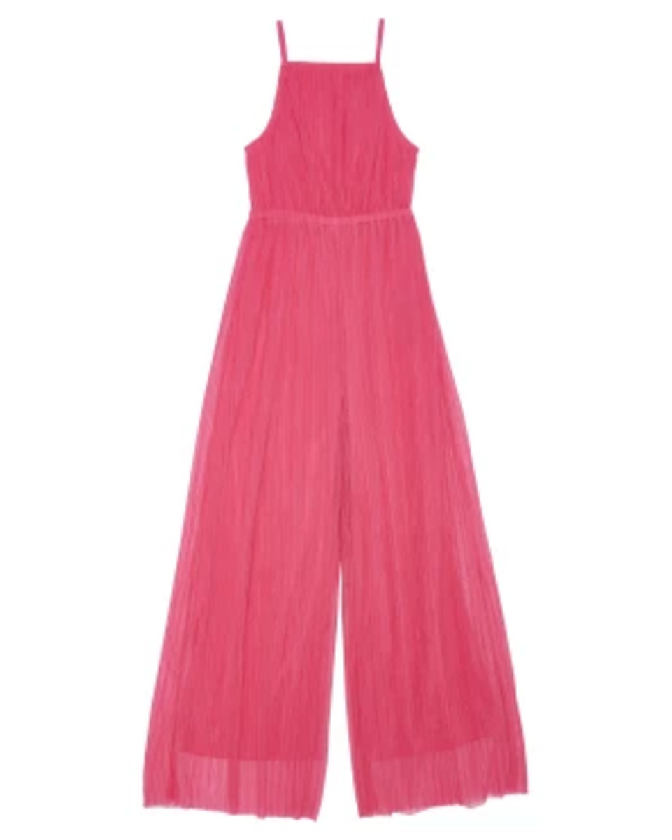 Bild 1 von Plissierter Jumpsuit, Y.F.K., elastischer Taillenbund, pink