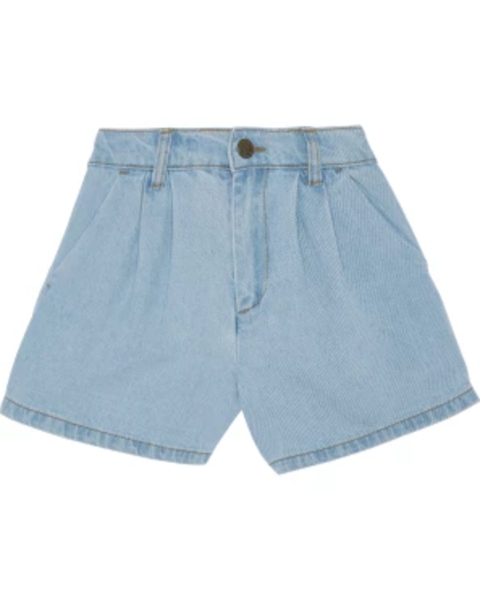 Bild 1 von Shorts aus Baumwolle, Y.F.K., Seitentaschen, jeansblau hell ausgewaschen