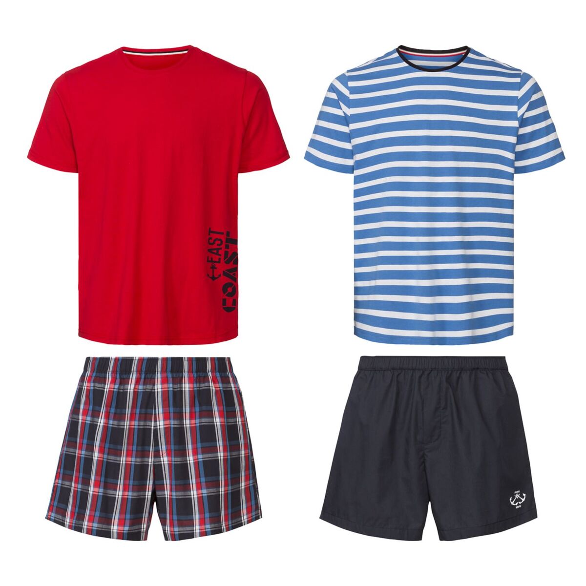 Bild 1 von TOWNLAND® Herren-Shorty-Pyjama, 2-teilig