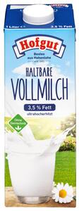 HOFGUT H-Vollmilch, 3,5 % Fett, 1-l-Packg.
