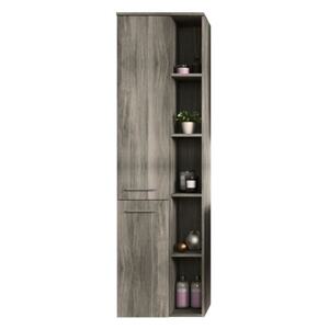 Hängeschrank York Rauchsilber grau 50x174x31 cm