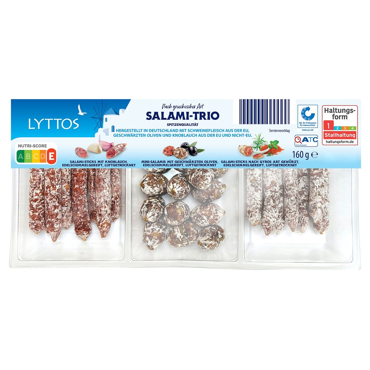 Bild 1 von LYTTOS Salami-Trio nach griechischer Art 160 g