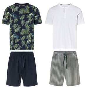 TOWNLAND® Herren-Shorty-Pyjama, 2-teilig