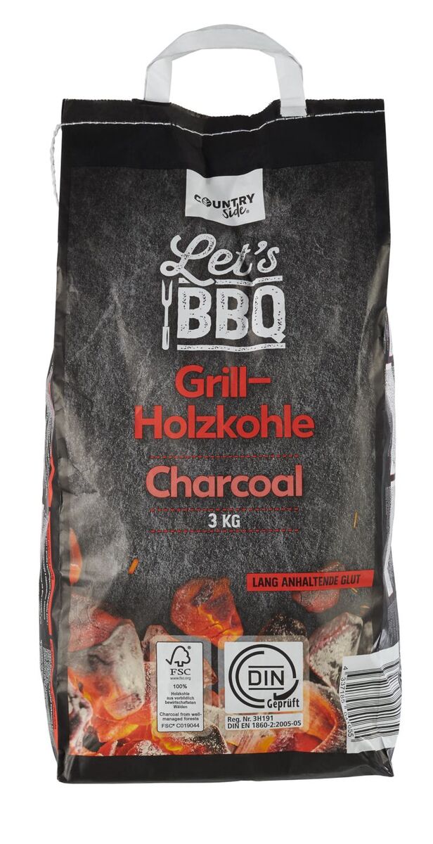 Bild 1 von COUNTRYSIDE® Grill-Holzkohle, 3-kg-Packg.