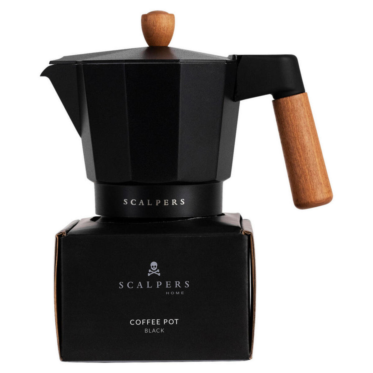 Bild 1 von SCALPERS HOME Kaffemaschine schwarz Aluminium B/H/T: ca. 17x20,5x10 cm