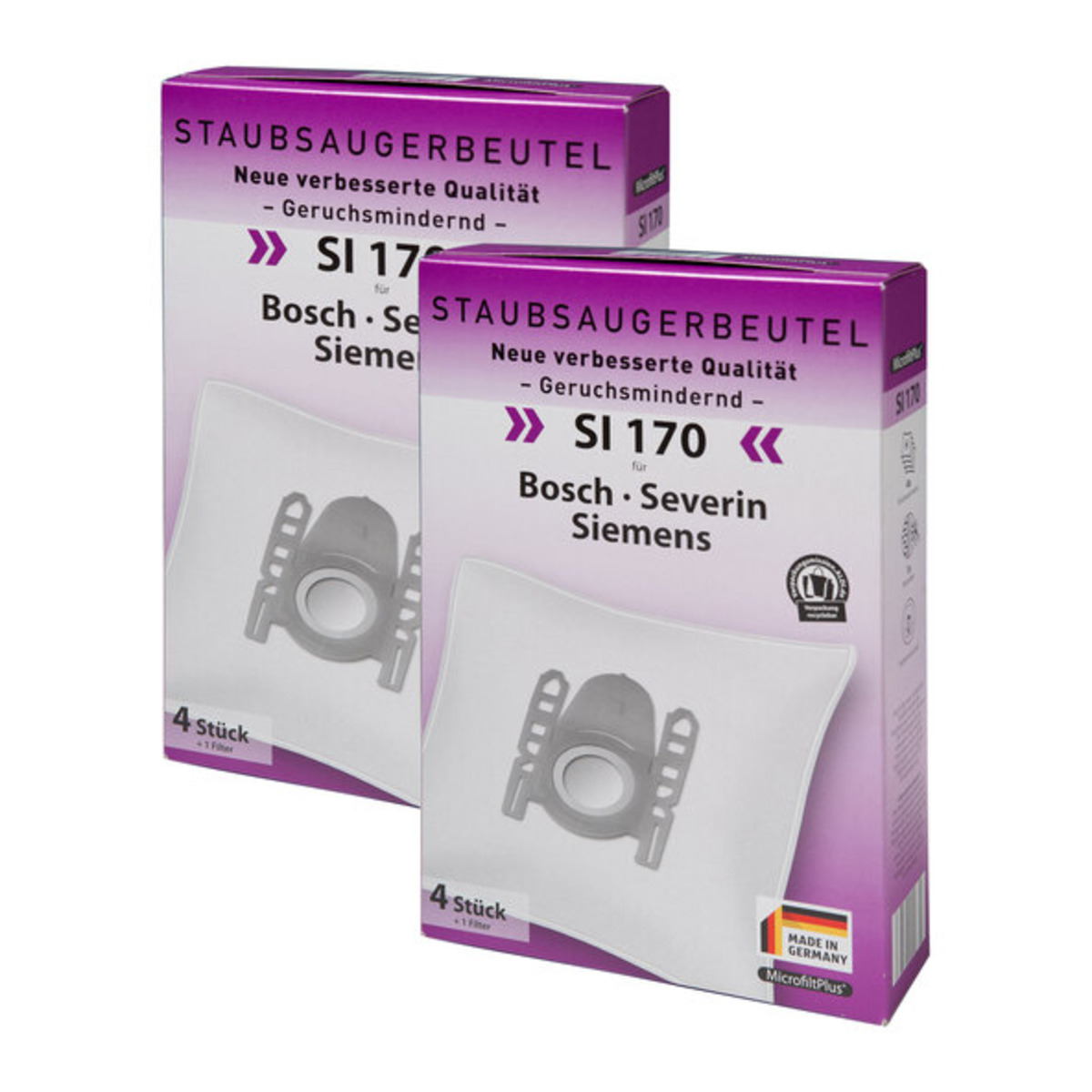 Bild 1 von Staubsaugerbeutel Si170, 2er Set
