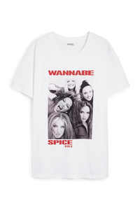 C&A T-Shirt-Spice Girls, Weiß, Größe: XS