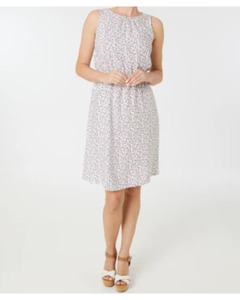 Geblümtes Kleid, Janina, elastischer Taillenbund, Blumendruck