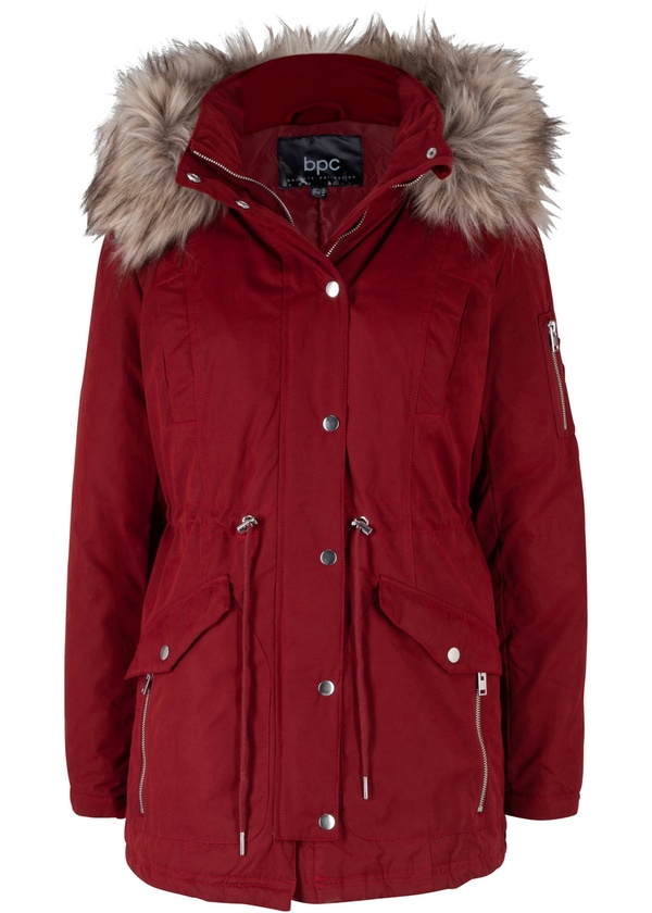 Bild 1 von Warmer Parka, gefüttert, 34, Rot