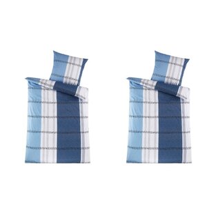 Renforcé-Bettwäsche Blar 2er Set - 80x80/135x200 cm