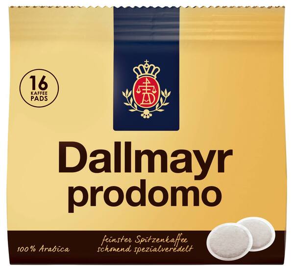 Bild 1 von DALLMAYR Kaffee-Pads, 16 St. = 112-g-Beutel