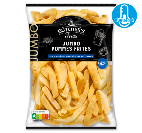 Bild 1 von BUTCHER’S Frische Jumbo Pommes frites