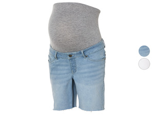 esmara® Damen Umstands-Jeansshorts mit hohem Baumwollanteil