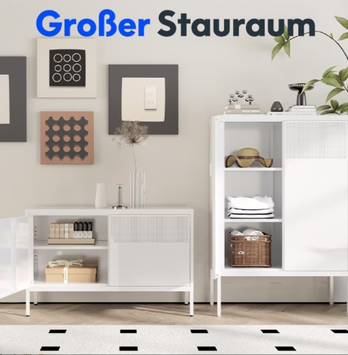 Bild 3 von FlexiSpot Multifunktionaler Spind Farbe: Weiß