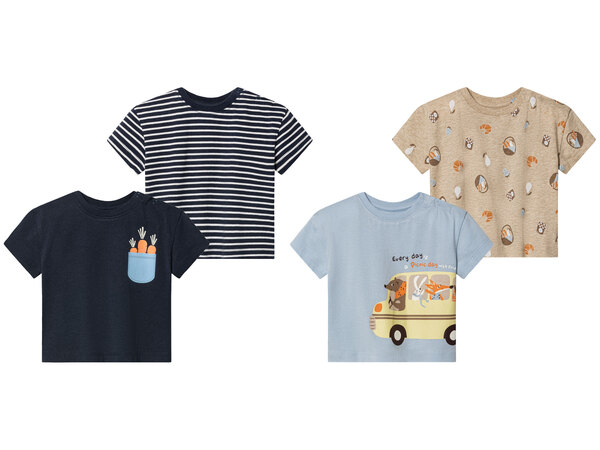 Bild 1 von lupilu® Baby T-Shirts, 2 Stück, aus reiner Bio-Baumwolle