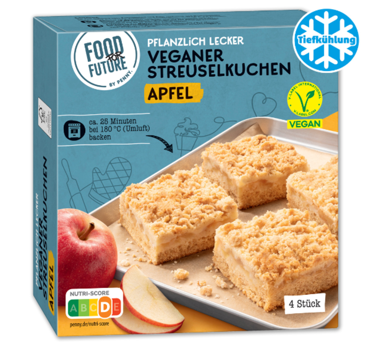 Bild 1 von FOOD FOR FUTURE Veganer Streusel­kuchen*