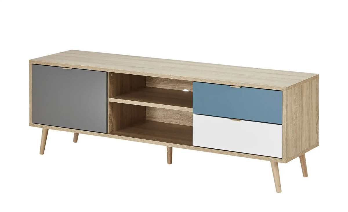 Bild 1 von TV-Lowboard mehrfarbig Maße (cm): B: 150 H: 52 T: 40 Jugendmöbel