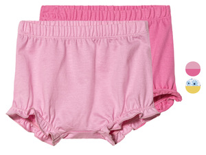 lupilu® Baby Shorts, 2 Stück, reine Baumwolle