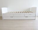 Bild 2 von Better Home Funktionsbett ca. 90 x 200 cm ausziehbares Bett & 3 Schubladen weiß