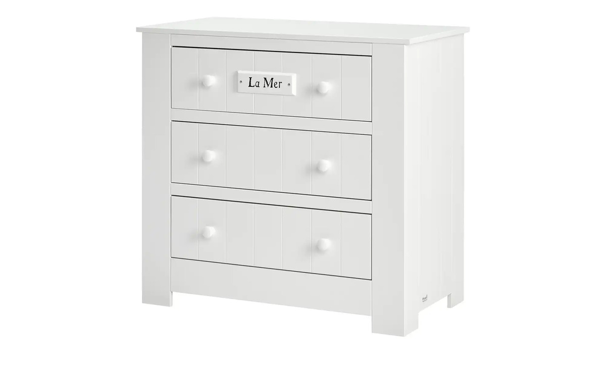 Bild 1 von Kommode weiß Maße (cm): B: 51 H: 92 T: 51 Jugendmöbel