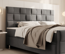 Bild 2 von Boxspringbett Tarifa 180x200cm Velour Anthrazit / SL 3 / Deren 11