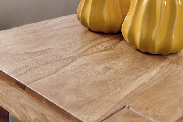 Bild 2 von 3-teiliger Satztisch Akazie Massivholz Beistelltisch