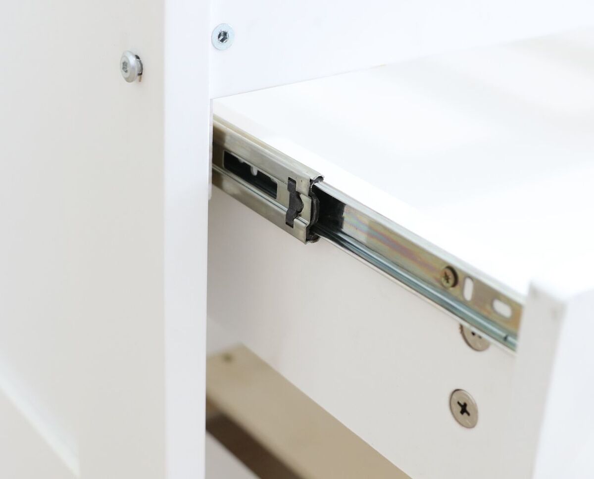 Bild 3 von Better Home Funktionsbett ca. 90 x 200 cm ausziehbares Bett & 3 Schubladen weiß