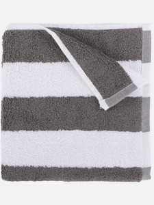 Handtuch gestreift, 50x90cm
                 
                                                        Grau
