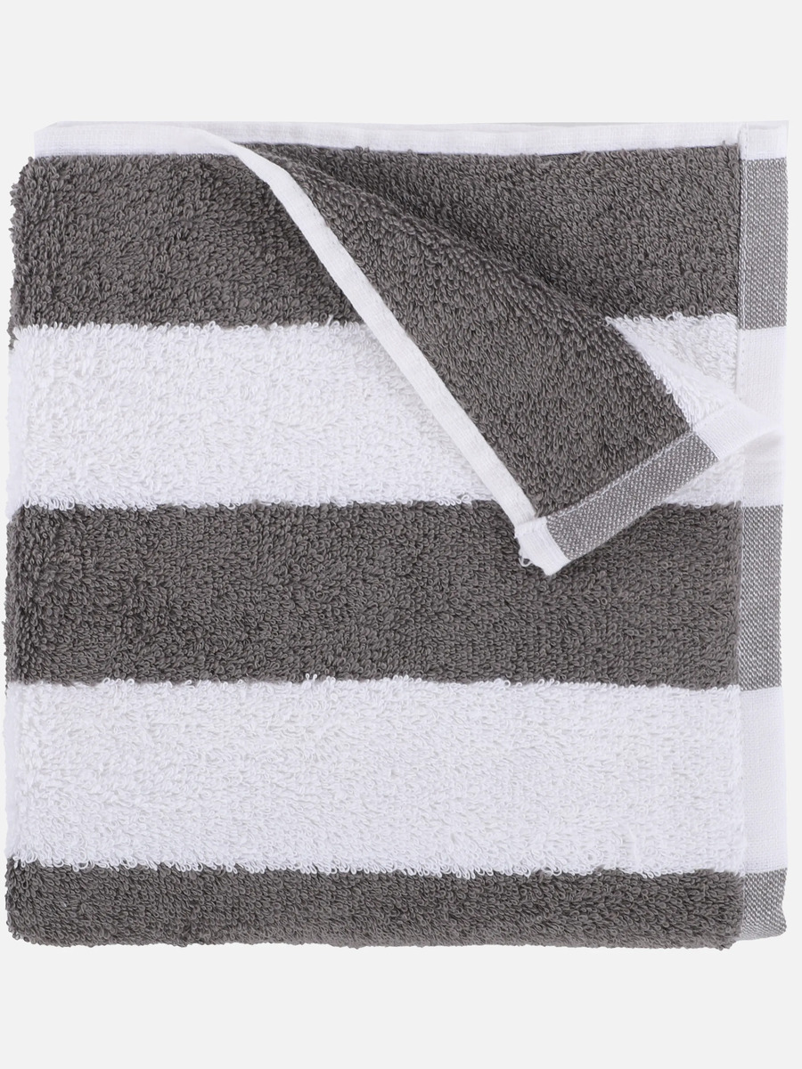 Bild 1 von Handtuch gestreift, 50x90cm
                 
                                                        Grau