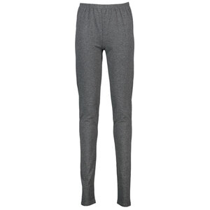 Mädchen-Leggings Stretch, Anthrazit, 158/164