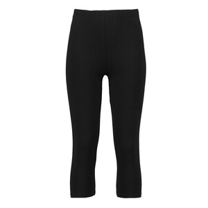 Kdr leggings dreiviertel Stretch, Schwarz, 146/152