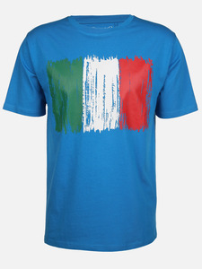 Damen/Herren T-Shirt  mit Länderfahne
                 
                                                        Blau