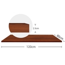 Bild 2 von FlexiSpot Tischplatte in 120(B)x80(T)x2,5(H) cm, MDF, Farbe: Ahorn