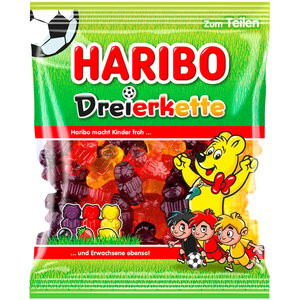 Fruchtgummi 'Dreierkette' 175 g