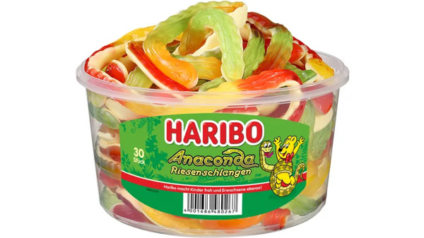 Bild 1 von HARIBO Anaconda Riesenschlangen Runddose