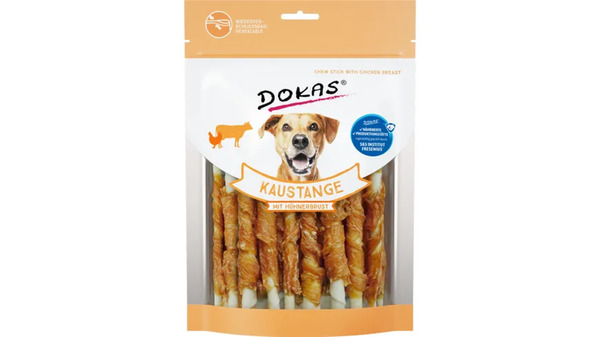 Bild 1 von Dokas Hunde Snack Kaustange mit Hühnerbrustfilet