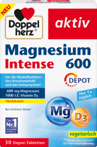 Doppelherz aktiv Magnesium 600 Intense Depot