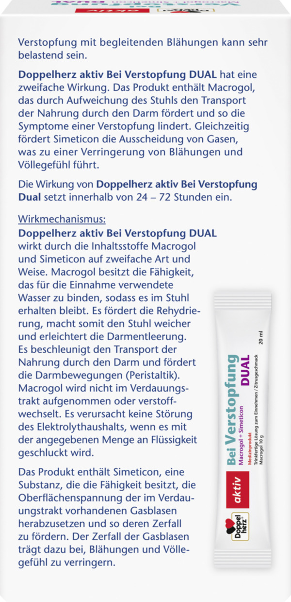 Bild 4 von Doppelherz aktiv Bei Verstopfung DUAL 10