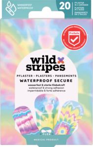 Wild Stripes Pflaster Waterproof Secure Rainbow