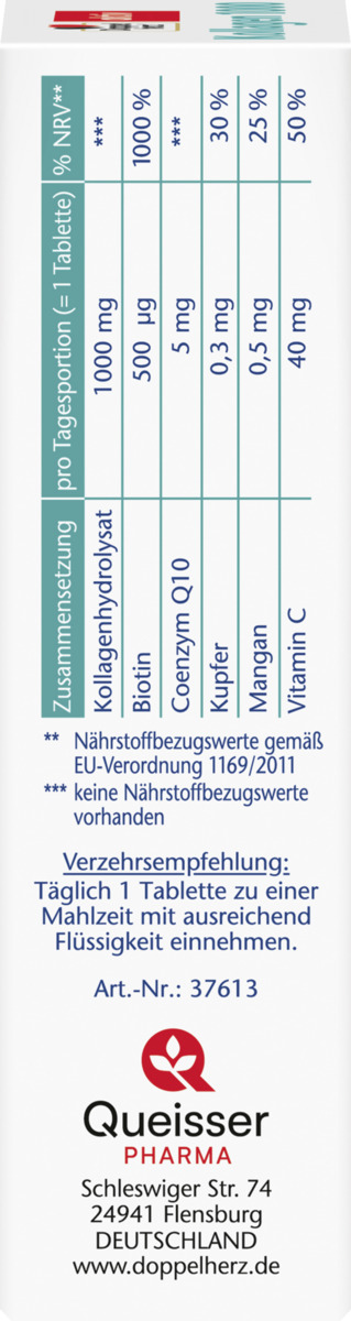 Bild 2 von Doppelherz Großpackung Kollagen 1000, 163,2 g