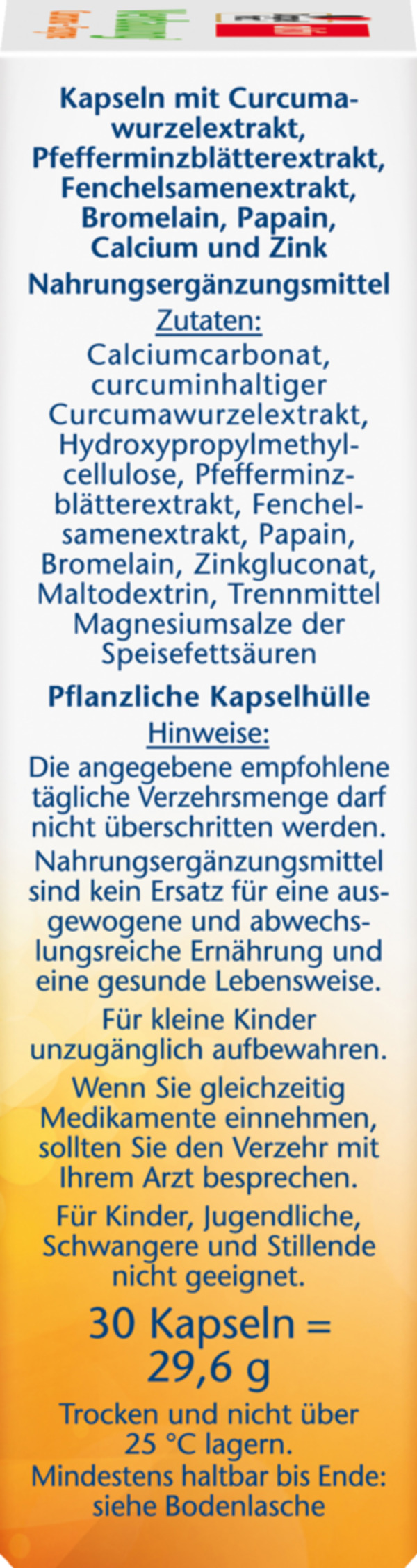 Bild 2 von Doppelherz aktiv Verdauung Curcuma + Enzyme