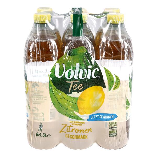 Bild 1 von Volvic Tee Zitrone 1,5 Liter, 6er Pack