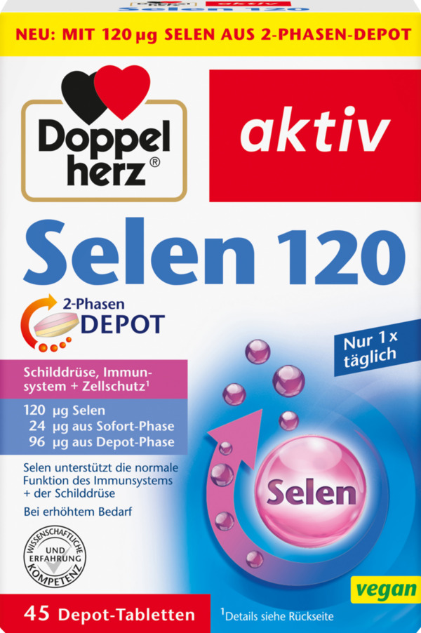 Bild 1 von Doppelherz aktiv Selen 120 2-Phasen Depot