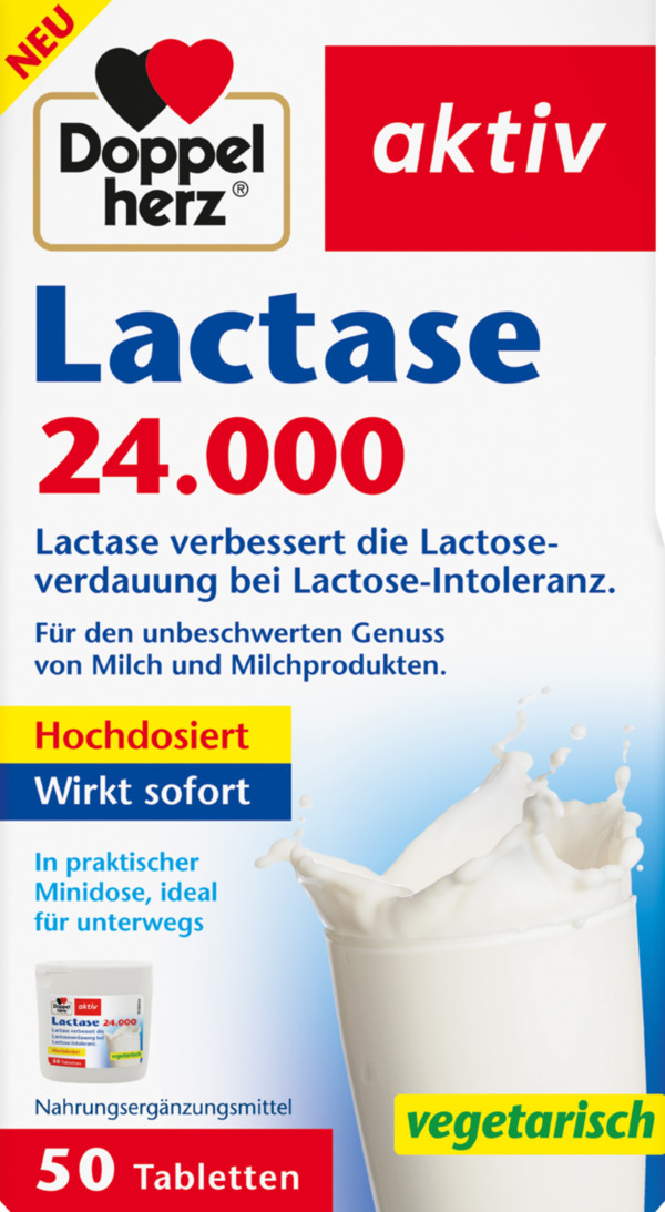 Bild 1 von Doppelherz aktiv Lactase 24.000