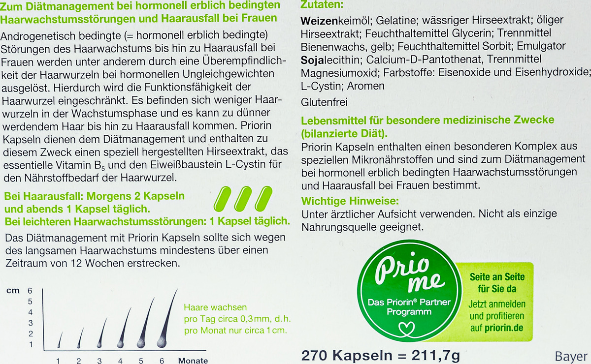 Bild 2 von Priorin Kapseln 270 Stück