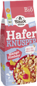 Bauck Mühle Bio Hafer Knusper Müsli Mango & Himbeere, 285 g