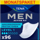 Bild 1 von TENA Men Active Fit Absorbierende Protektoren Einlagen Level 1 Monatspaket